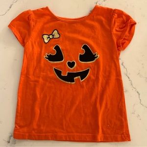 Girls Halloween Jack-o-Lantern T-Shirt